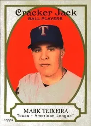 2005 Topps Cracker Jack #22 - Mark Teixeira - Texas Rangers
