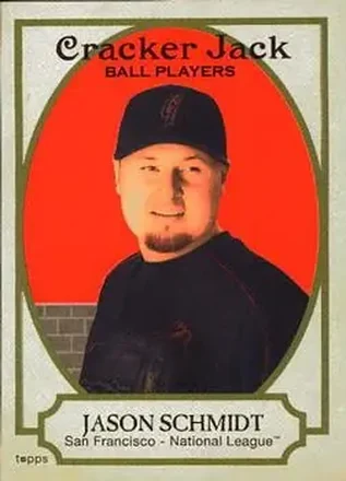 2005 Topps Cracker Jack #23 - Jason Schmidt - San Francisco Giants