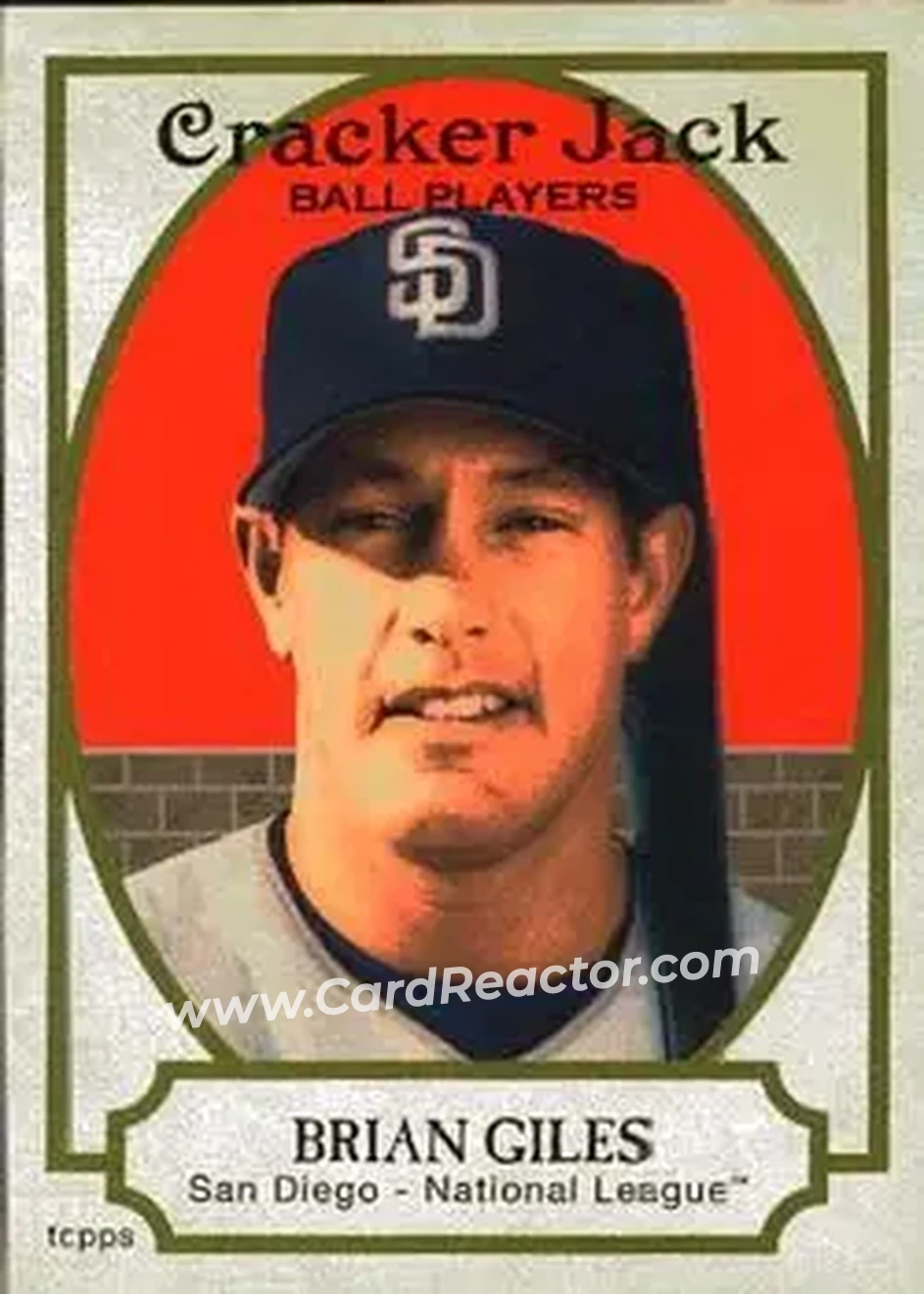 2005 Topps Cracker Jack #10 - Brian Giles - San Diego Padres - Front