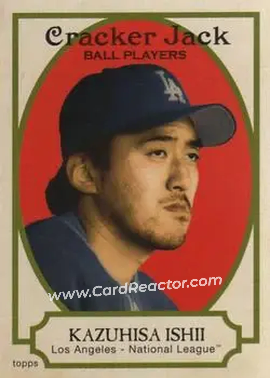 2005 Topps Cracker Jack #24 - Kazuhisa Ishii - Los Angeles Dodgers - Front