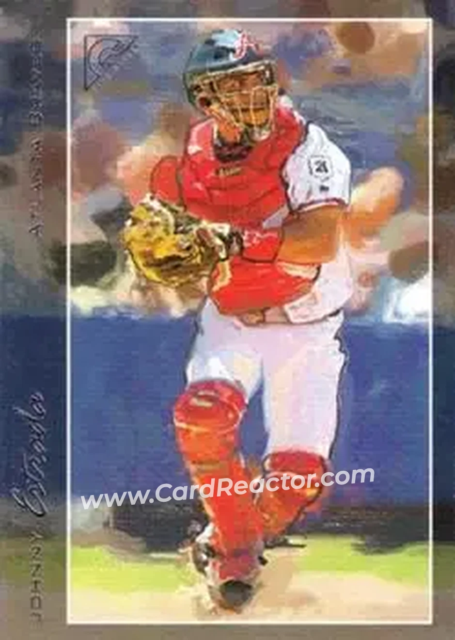 2005 Topps Gallery #13 - Johnny Estrada - Atlanta Braves - Front