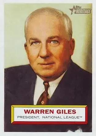 2005 Topps Heritage #2 - Warren Giles