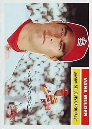 2005 Topps Heritage #4 - Mark Mulder - St. Louis Cardinals