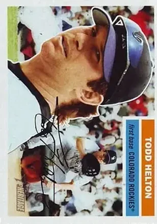 2005 Topps Heritage #5 - Todd Helton - Colorado Rockies