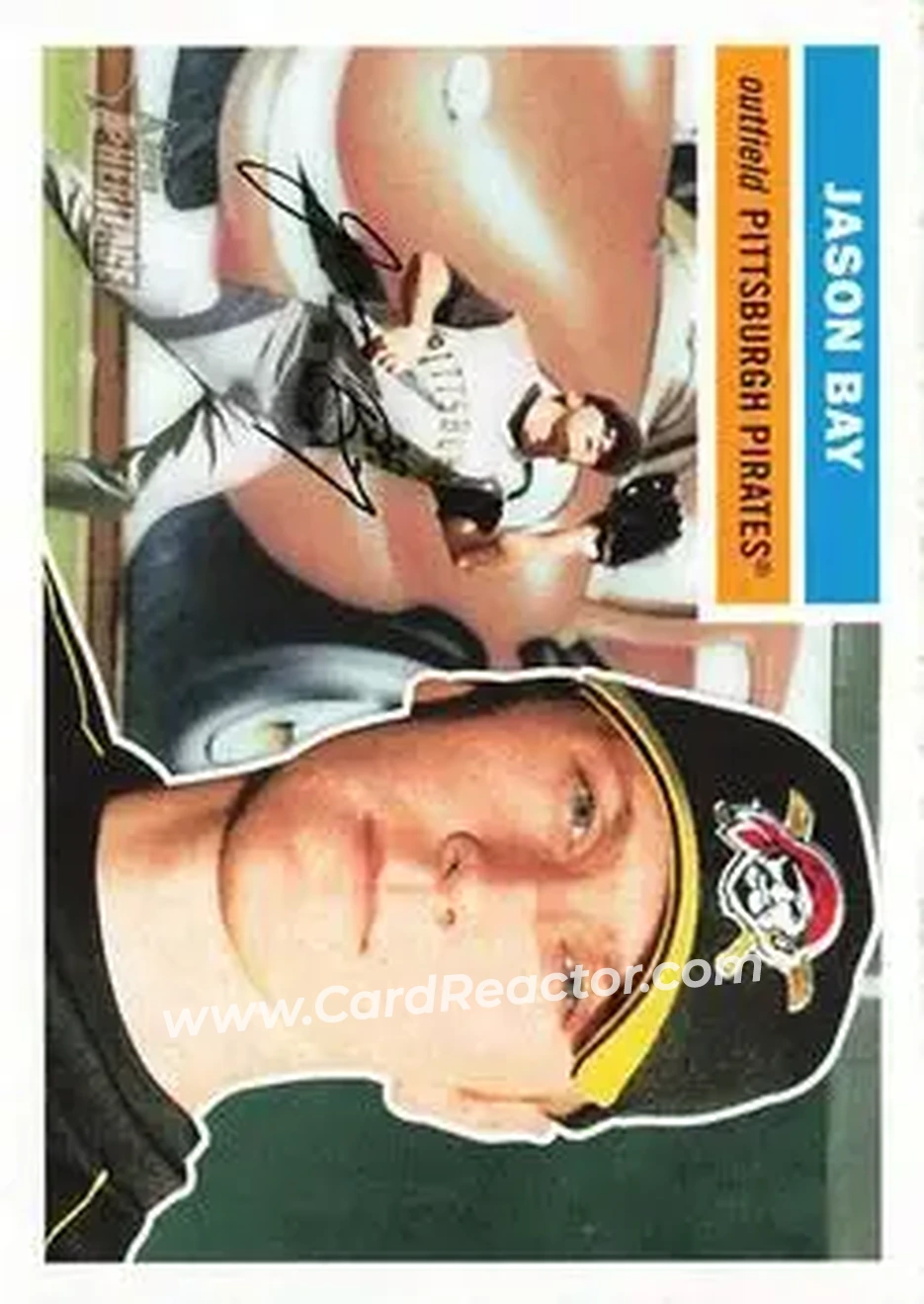 2005 Topps Heritage #6b - Jason Bay - Pittsburgh Pirates - Front