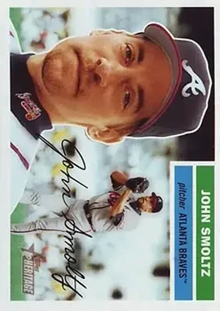 2005 Topps Heritage #10 - John Smoltz - Atlanta Braves