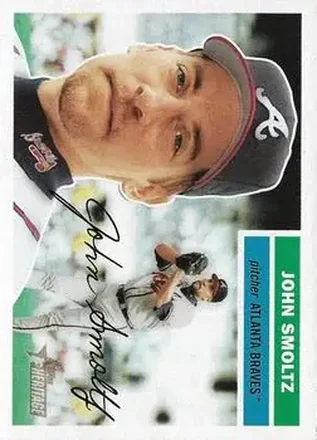 2005 Topps Heritage #10b - John Smoltz - Atlanta Braves
