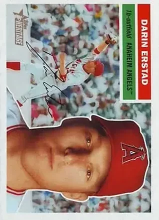 2005 Topps Heritage #12 - Darin Erstad - Anaheim Angels