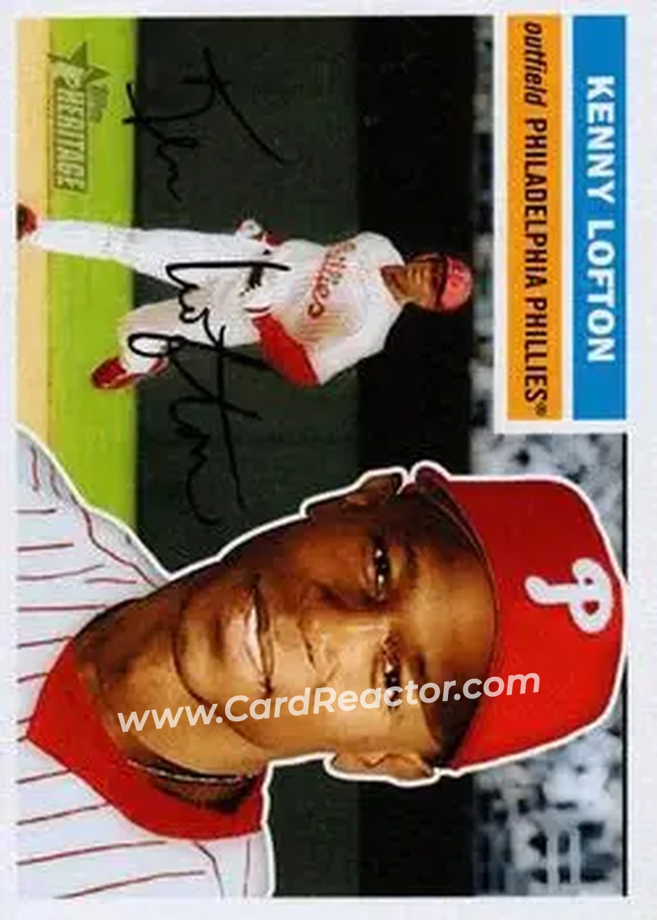 2005 Topps Heritage #21 - Kenny Lofton - Philadelphia Phillies - Front