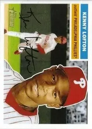2005 Topps Heritage #21b - Kenny Lofton - Philadelphia Phillies