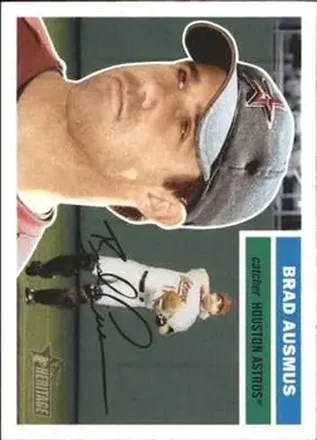2005 Topps Heritage #22 - Brad Ausmus - Houston Astros