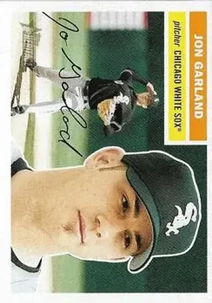 2005 Topps Heritage #23b - Jon Garland - Chicago White Sox