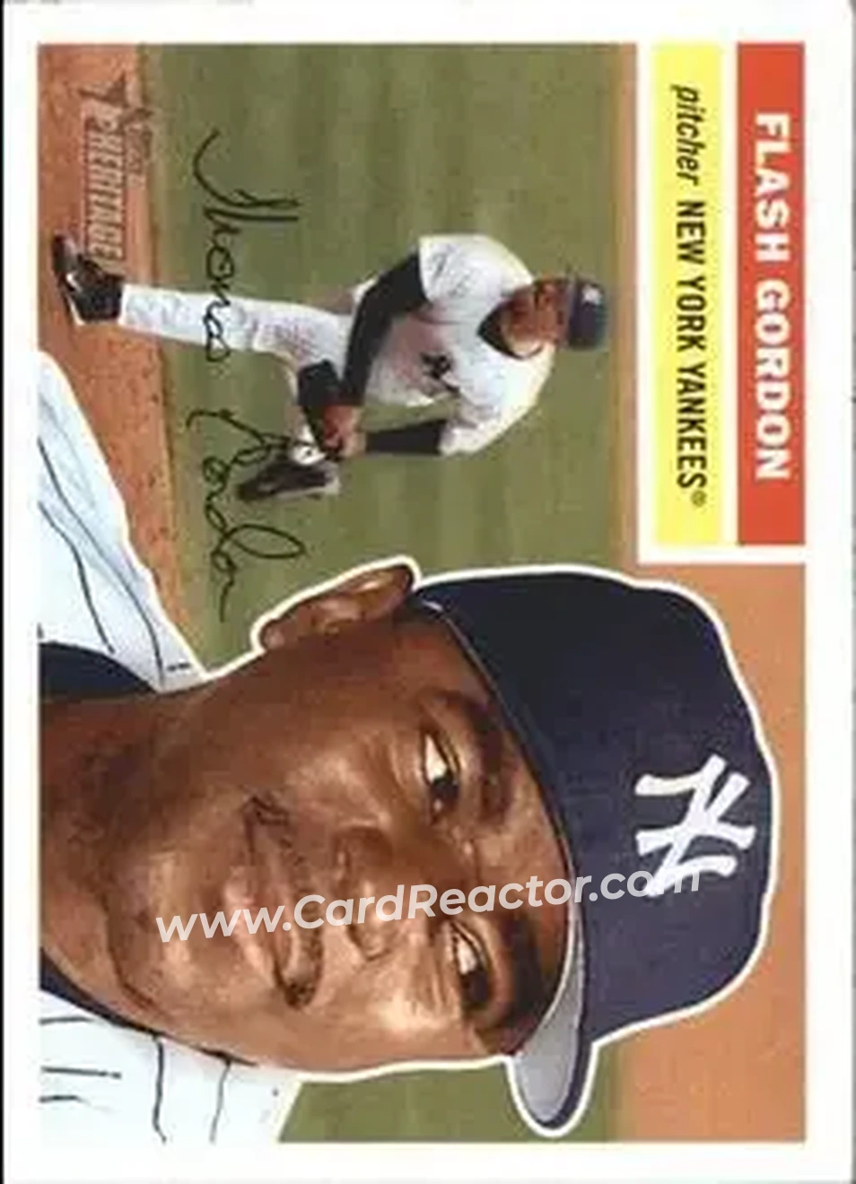 2005 Topps Heritage #29 - Tom Gordon - New York Yankees - Front 2005 Topps Heritage #29 - Tom Gordon - New York Yankees - Front