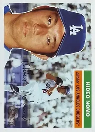 2005 Topps Heritage #30 - Hideo Nomo - Los Angeles Dodgers