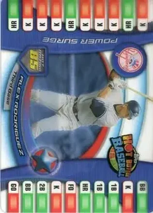 2005 Topps Hot Button #1 - Alex Rodriguez - New York Yankees