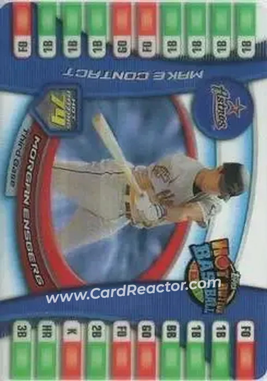 2005 Topps Hot Button #4 - Morgan Ensberg - Houston Astros - Front