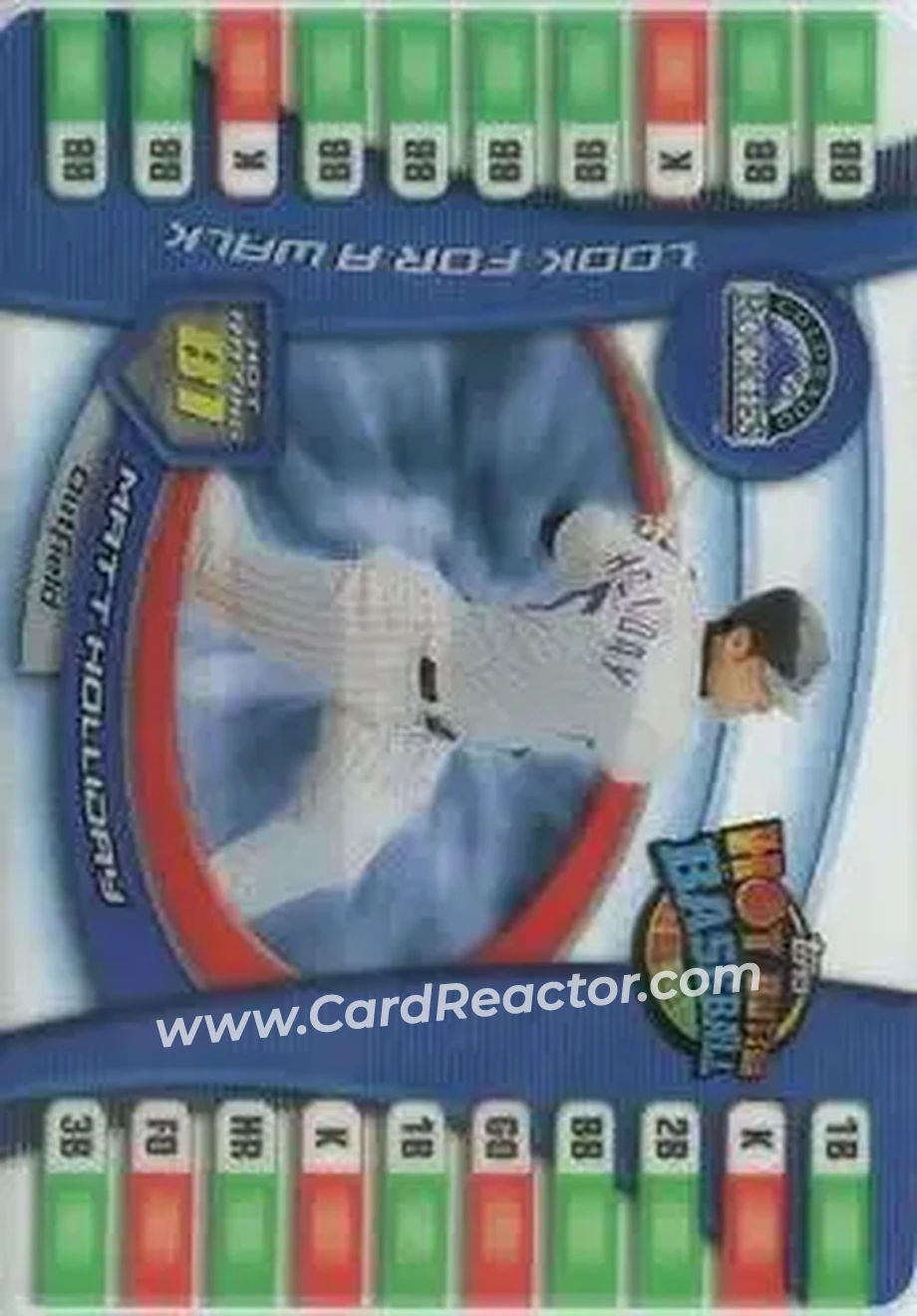 2005 Topps Hot Button #8 - Matt Holliday - Colorado Rockies - Front