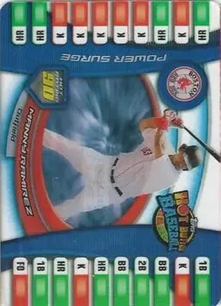 2005 Topps Hot Button #10 - Manny Ramirez - Boston Red Sox