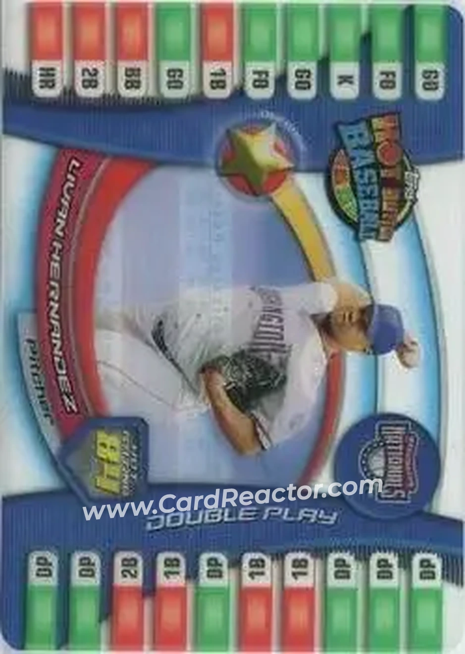 2005 Topps Hot Button #11 - Livan Hernandez - Washington Nationals - Front