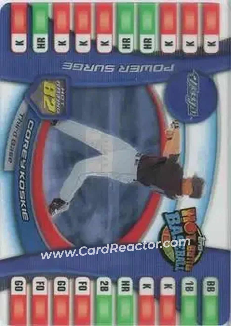 2005 Topps Hot Button #17 - Corey Koskie - Toronto Blue Jays - Front