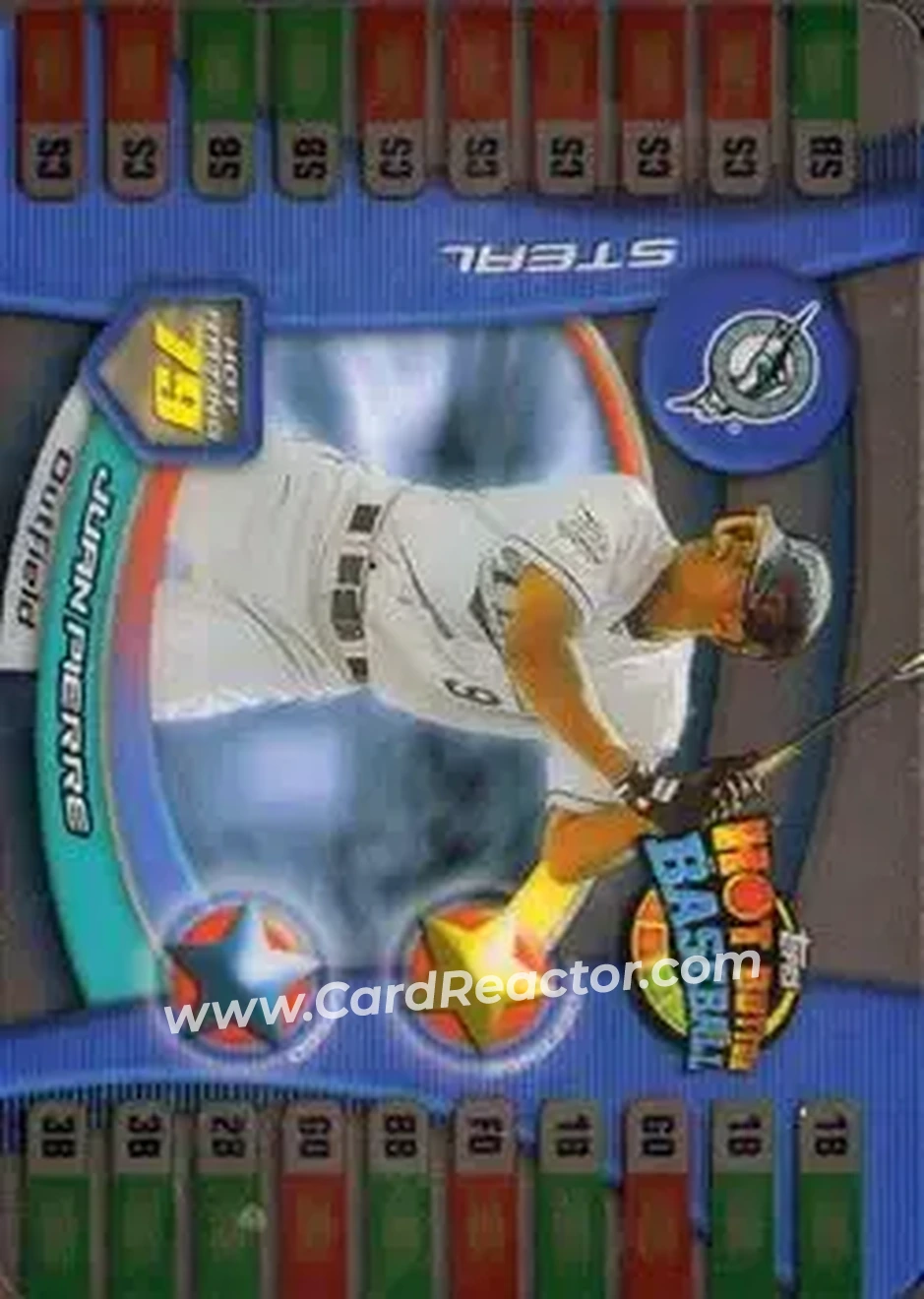2005 Topps Hot Button #18 - Juan Pierre - Florida Marlins - Front