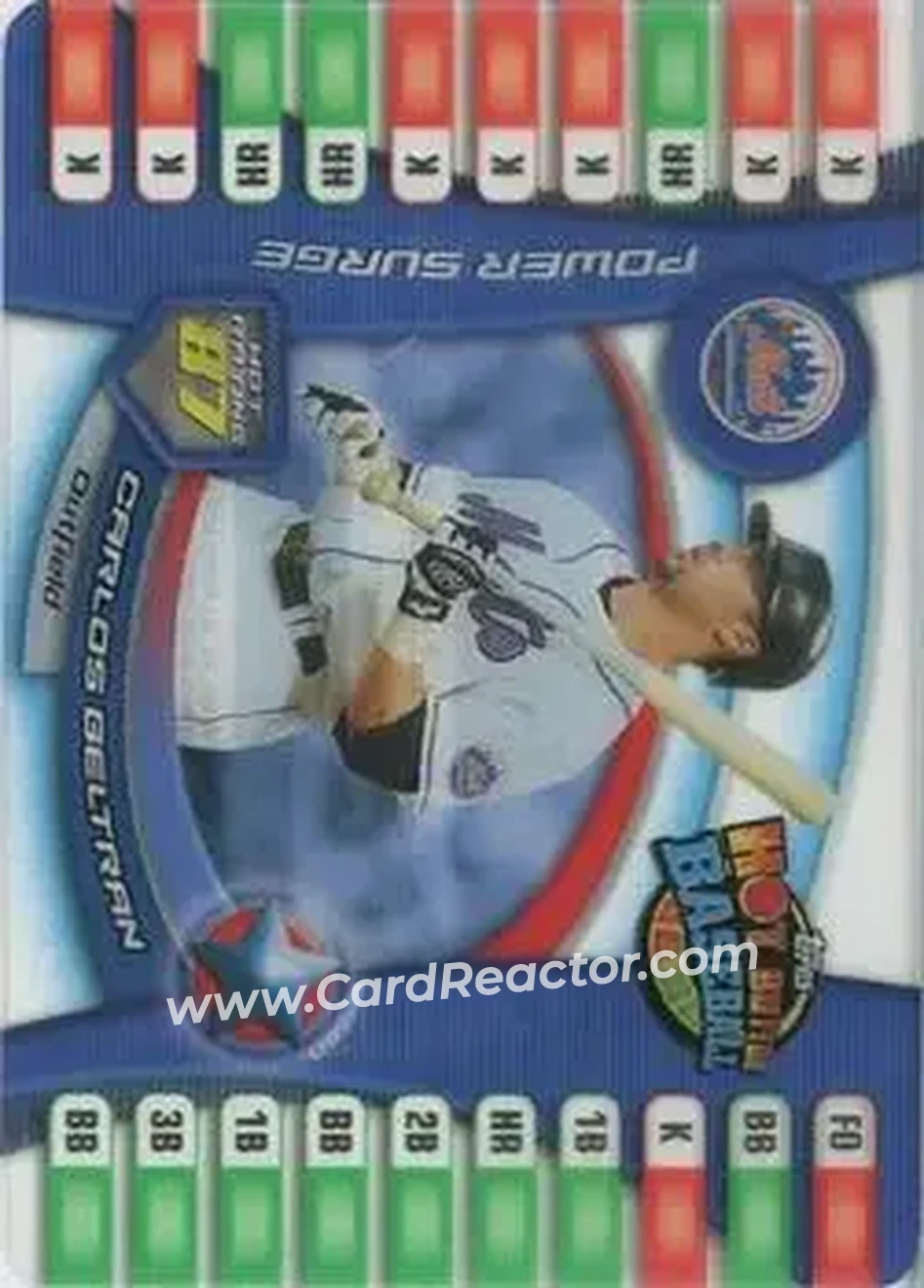 2005 Topps Hot Button #20 - Carlos Beltran - New York Mets - Front