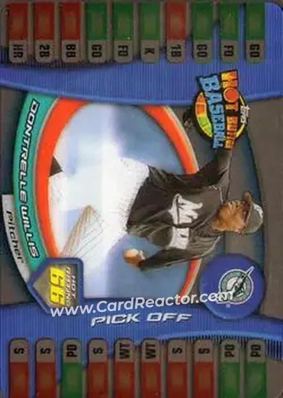2005 Topps Hot Button #21 - Dontrelle Willis - Florida Marlins - Front