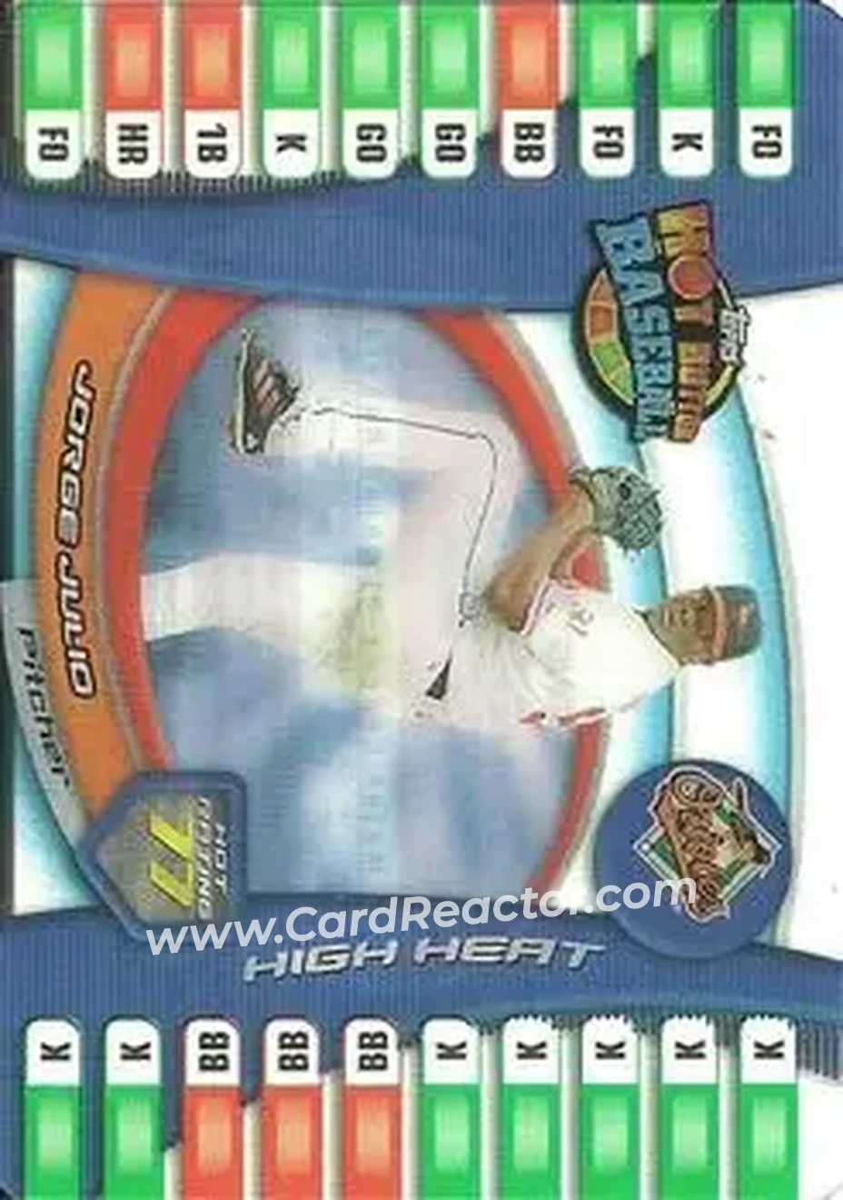 2005 Topps Hot Button #26 - Jorge Julio - Baltimore Orioles - Front