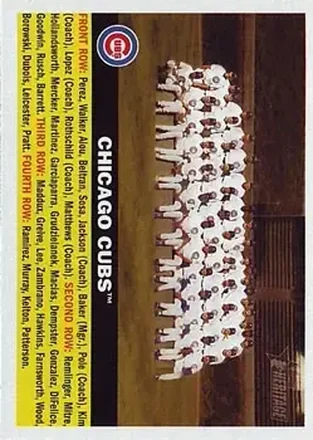 2005 Topps Heritage #11 Chicago Cubs