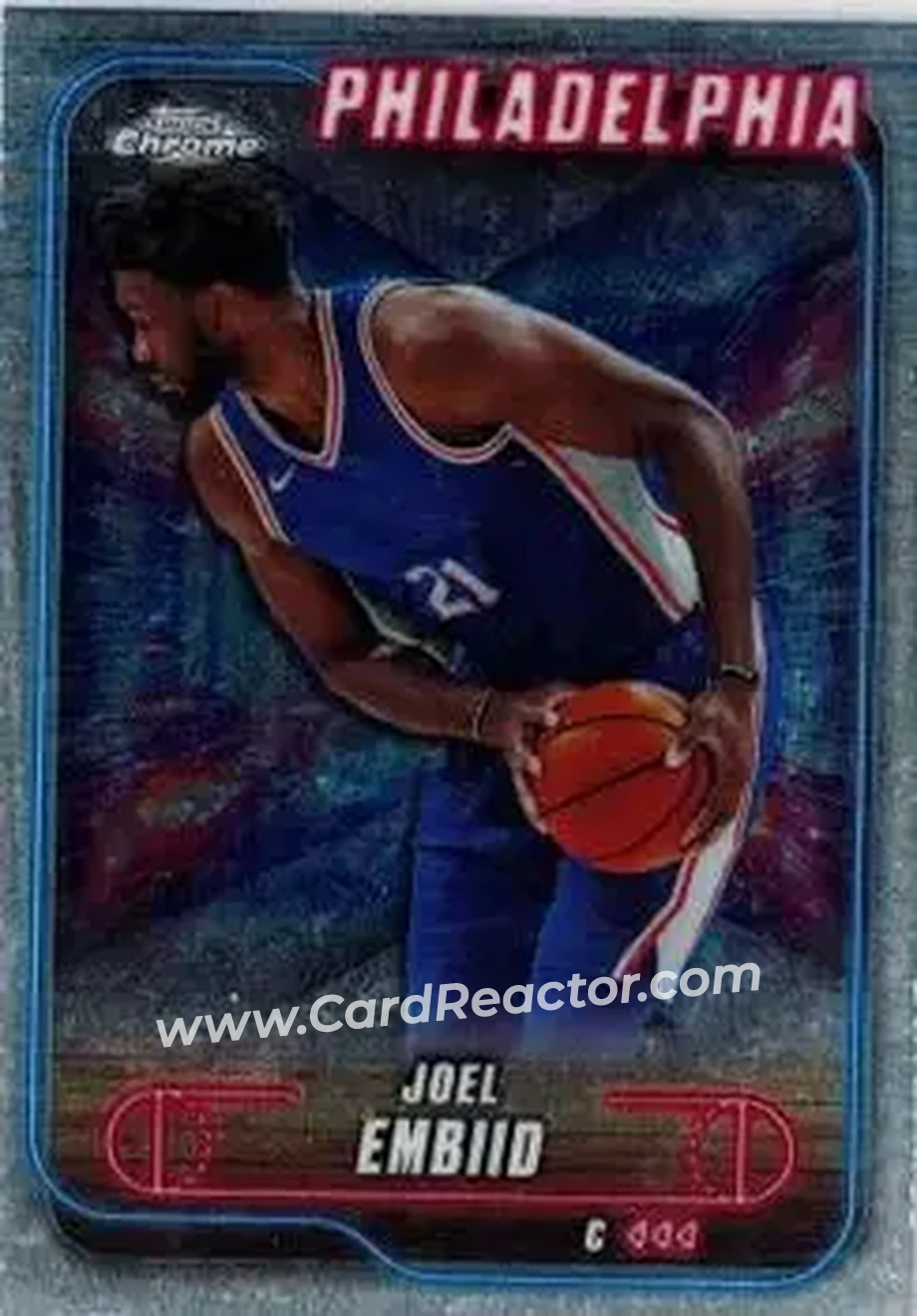 2024-25 Topps Chrome #10 - Joel Embiid - Philadelphia 76ers