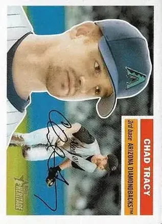 2005 Topps Heritage #13b - Chad Tracy - Arizona Diamondbacks