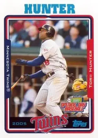 2005 Topps Opening Day #3 - Torii Hunter - Minnesota Twins
