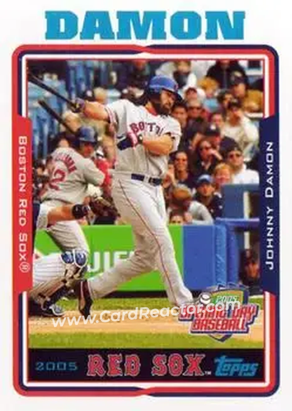 2005 Topps Opening Day #5 - Johnny Damon - Boston Red Sox - Front