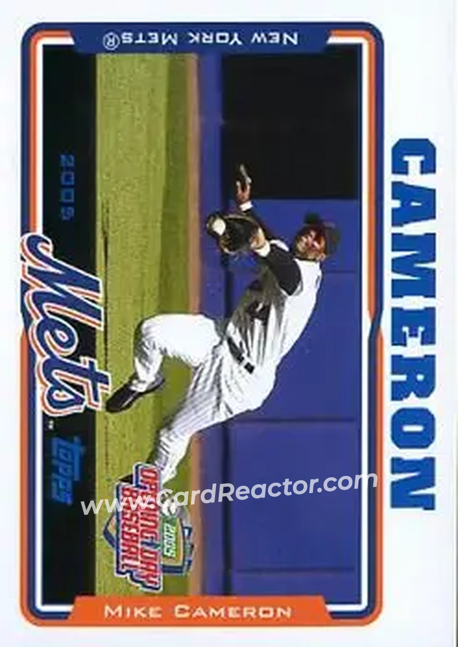 2005 Topps Opening Day #6 - Mike Cameron - New York Mets - Front