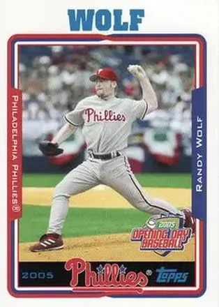 2005 Topps Opening Day #11 - Randy Wolf - Philadelphia Phillies