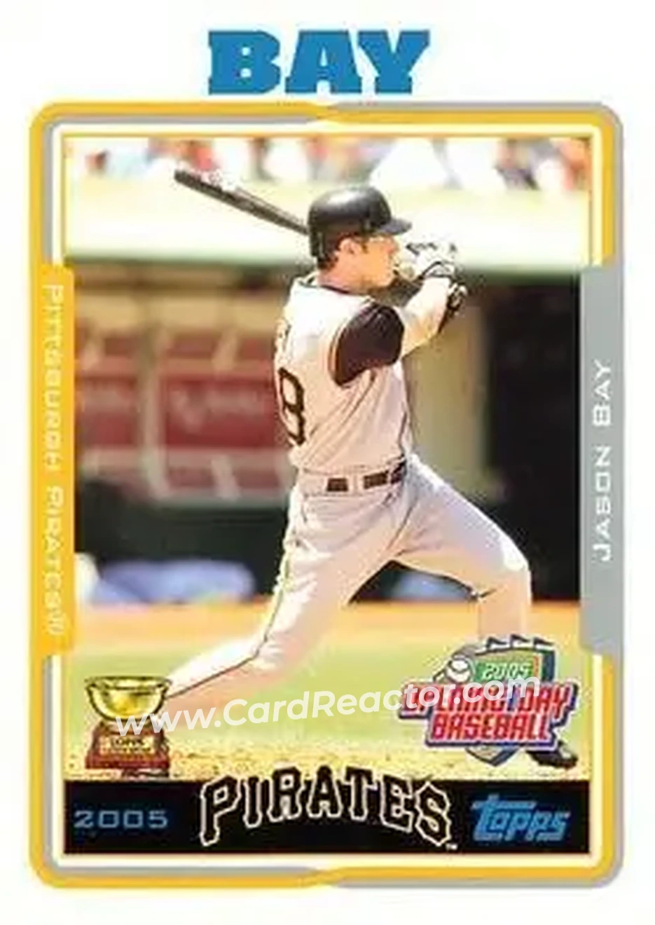 2005 Topps Opening Day #12 - Jason Bay - Pittsburgh Pirates - Front