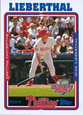 2005 Topps Opening Day #13 - Mike Lieberthal - Philadelphia Phillies