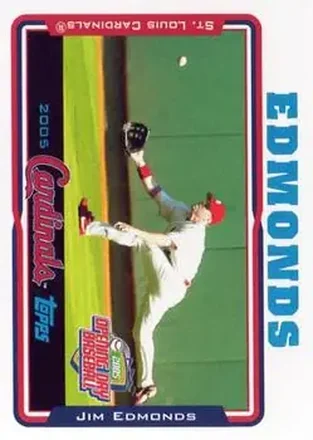 2005 Topps Opening Day #17 - Jim Edmonds - St. Louis Cardinals
