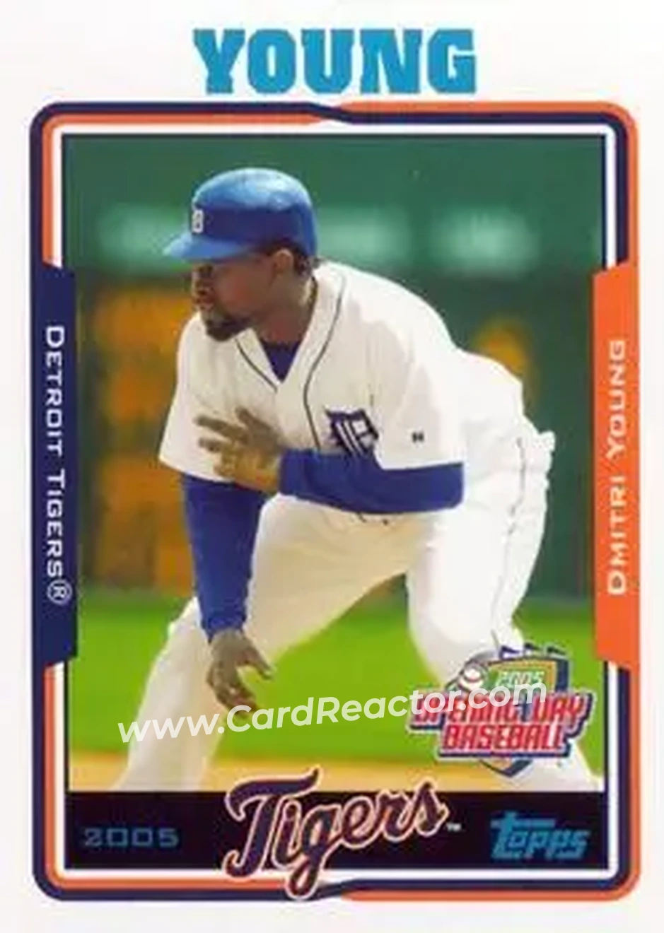 2005 Topps Opening Day #22 - Dmitri Young - Detroit Tigers - Front