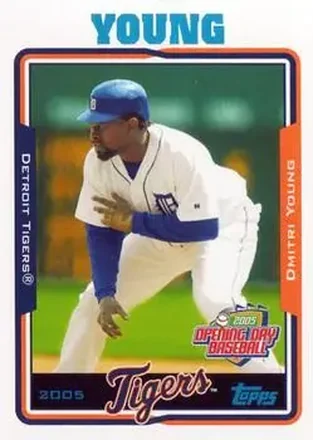 2005 Topps Opening Day #22 - Dmitri Young - Detroit Tigers