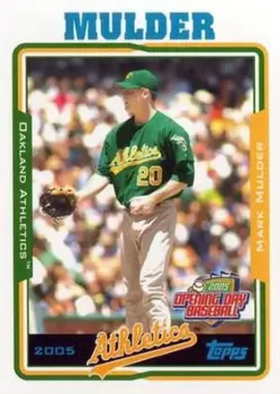 2005 Topps Opening Day #23 - Mark Mulder - Oakland Athletics