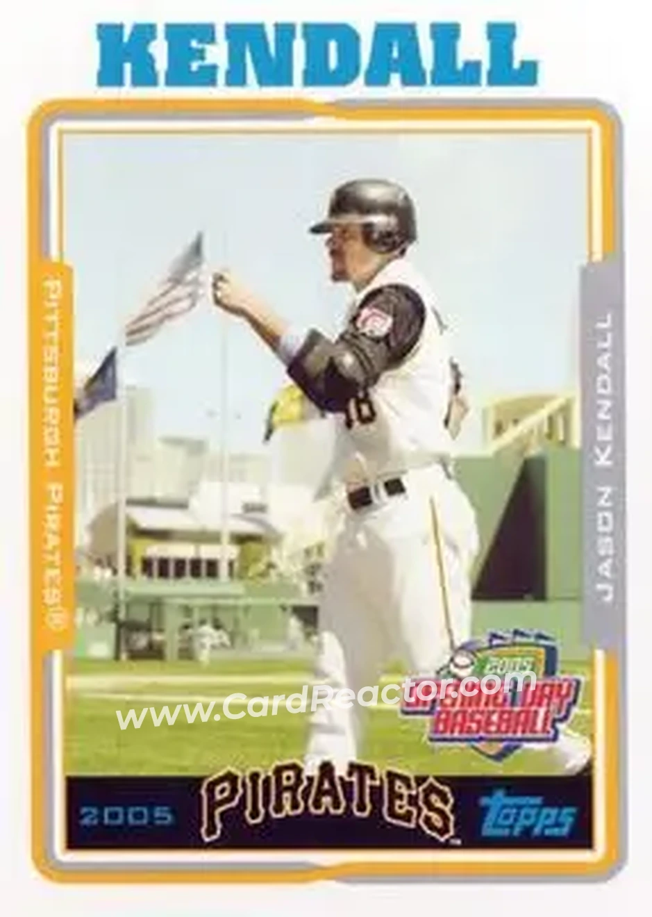 2005 Topps Opening Day #26 - Jason Kendall - Pittsburgh Pirates - Front