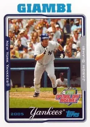 2005 Topps Opening Day #27 - Jason Giambi - New York Yankees
