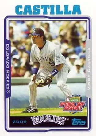 2005 Topps Opening Day #28 - Vinny Castilla - Colorado Rockies