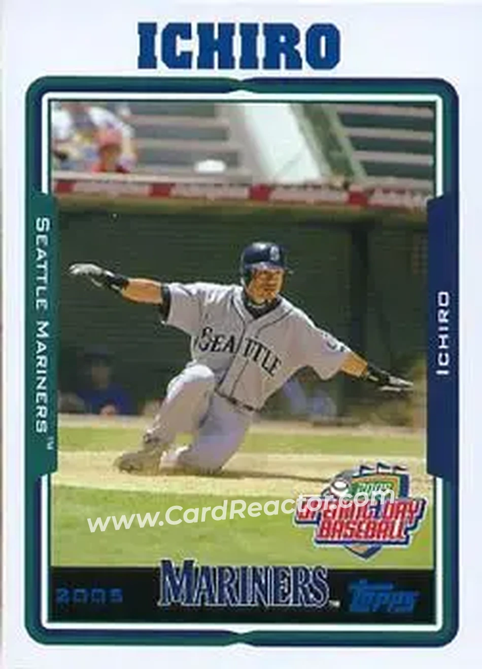 2005 Topps Opening Day #7 - Ichiro - Seattle Mariners - Front 2005 Topps Opening Day #7 - Ichiro - Seattle Mariners - Front