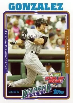 2005 Topps Opening Day #16 - Luis Gonzalez - Arizona Diamondbacks