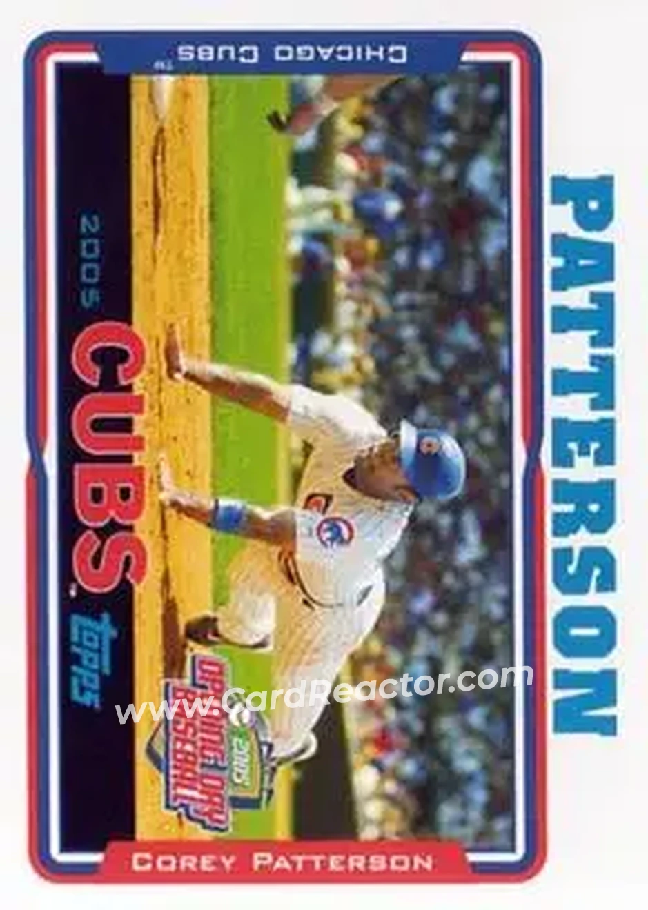 2005 Topps Opening Day #19 - Corey Patterson - Chicago Cubs - Front 2005 Topps Opening Day #19 - Corey Patterson - Chicago Cubs - Front