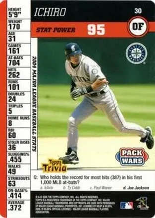 2005 Topps Pack Wars #30 - Ichiro - Seattle Mariners