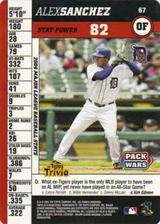 2005 Topps Pack Wars feature card