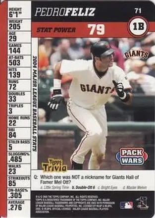 2005 Topps Pack Wars feature card